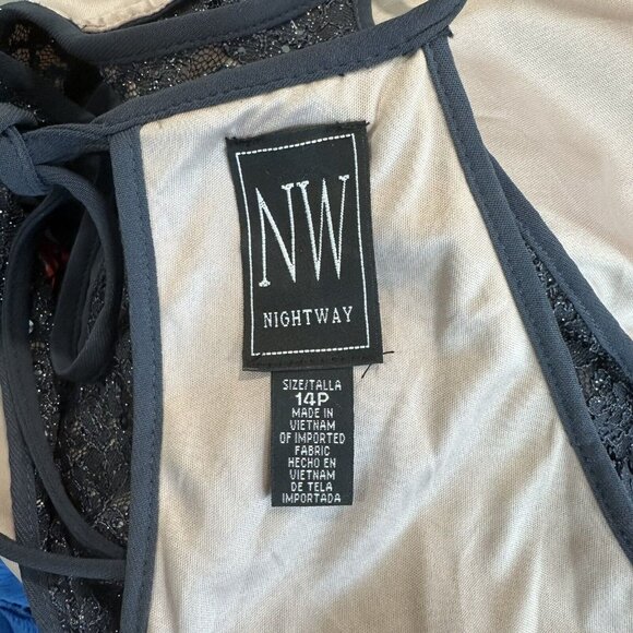 Night Way Collections Navy Blue Maxi Dress - Picture 5 of 14